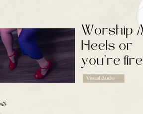 Worship My Heels or You're Fired Visual Audio by Luscious Lynette