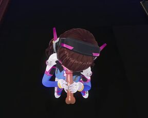 3D HENTAI DVA wants to taste your cum