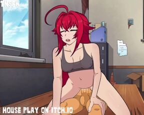 Hole House Game - Rias Gremory Reverse Cowgirl