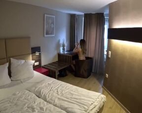 Seduced my Stepsister in the Hotel Apartment - POV Amateur Couple AdorableUs