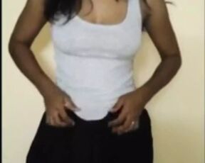 Desi tamil Strip tease girl walking