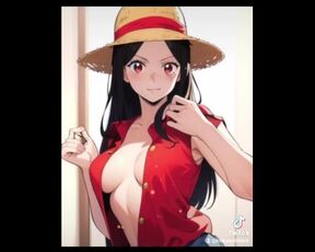 Luffy cosplay hot sexy babe