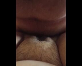 Husband fucks wife's pussy and creampie