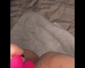 Pussy fucked by pink dildo