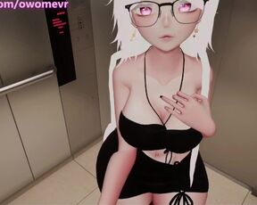 Horny Stepsister And You Get Stuck In An Elevator Then You Cum In Her Pussy - VRchat erp - Preview