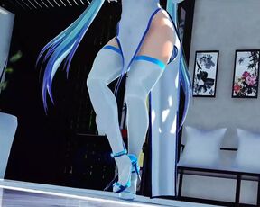 Thick Miku With Huge Tits - Sexy Dance (3D HENTAI)