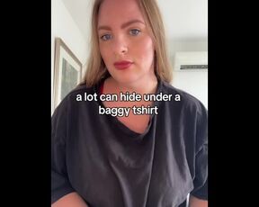 Curvy Aussie MILF lingerie reveal