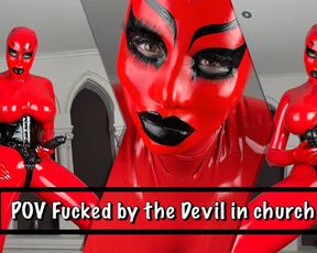 POV Fucked by the Devil in church