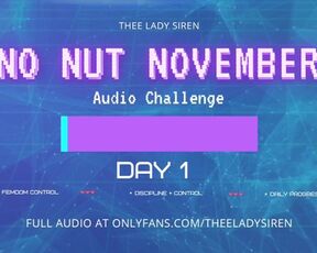 No Nut November Audio Challenge Day 1