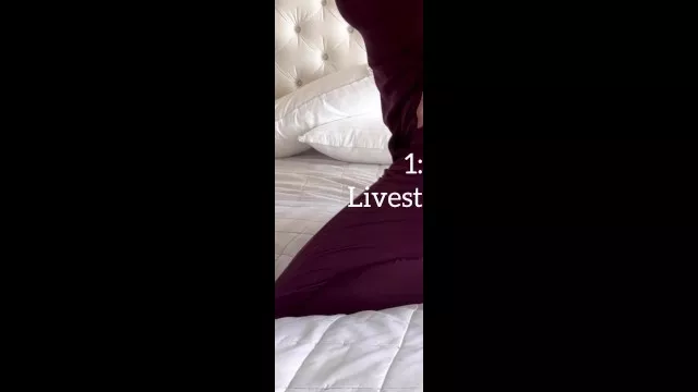 Influencer model plays in her pajamas. Princess MILF with a perfect pink pussy
