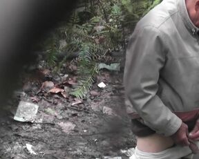 Asian Prostitute Creamed By Daddy In Forest