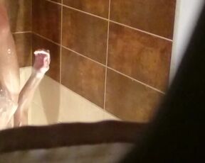 Spy my wife hairy pussy in shower