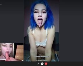 Anita slut cum tribute on skype