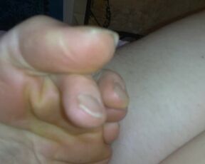 FART Fetish Slut PinkMoonLust Accidentally FARTS while Making Feet Foot Play Vid oh no she's Stinky