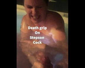 Stepmom has Death Grip on Stepson Cock then Sits on it to make him Cum