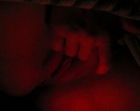 Midnight Sex Crave and Masturbation Pregnant on the Candle's Light