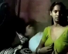 Green Blouse Desi Bhabi Fucks Devar