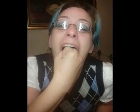 Ravenclaw are a little nutty... wanna see what I can fit in my mouth?