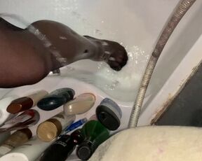 Just Foot Fetish in Shower - Washing my Legs