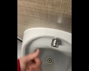 Another day of cruising in public toilets big cumshot at the end