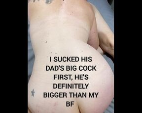 Hotwife cucks bf with his dad in Walmart parking lot