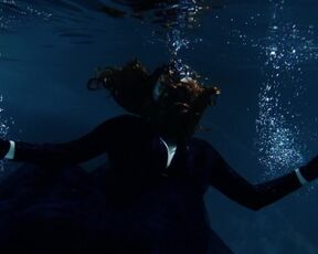 underwater moments: gothic mood mermaid