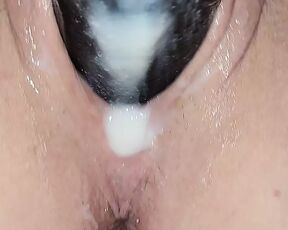 Bbc deep in mu pussy hole brutal hardcore bbc fucking white married pussy bbc dildo come clean up my creme