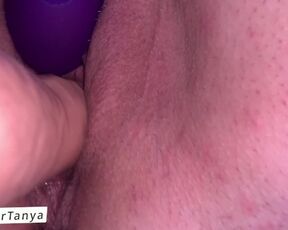 Masturbation with Two Vibrators Real Throbbing Orgasm