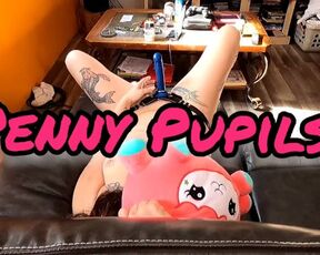 Early Morning Pegging While Gilfriend Hugs her Stuffy with Huge Cumshot!