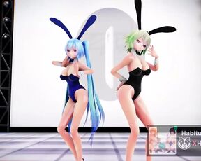 mmd r18 Gumi And Miku 3d hentai they love ahegao while cumming